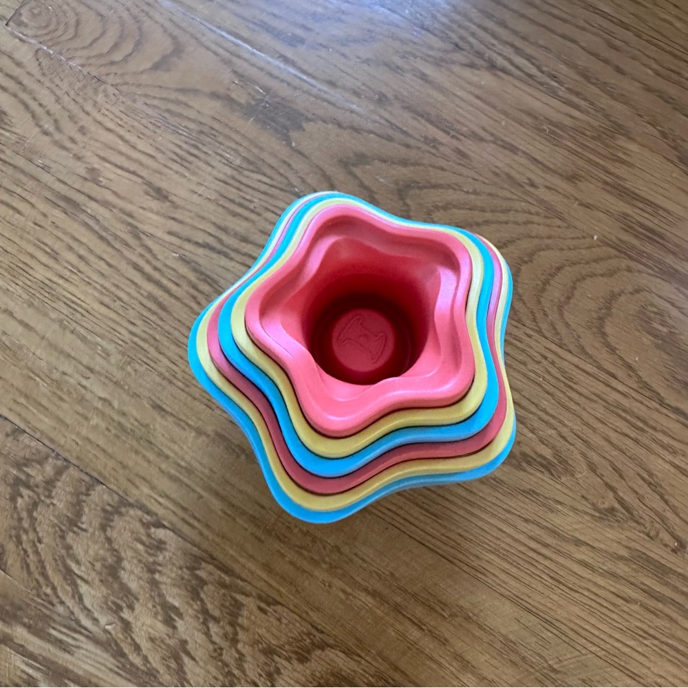 Green Toys My First Stacking Cups Colorful Stacking Star Toys